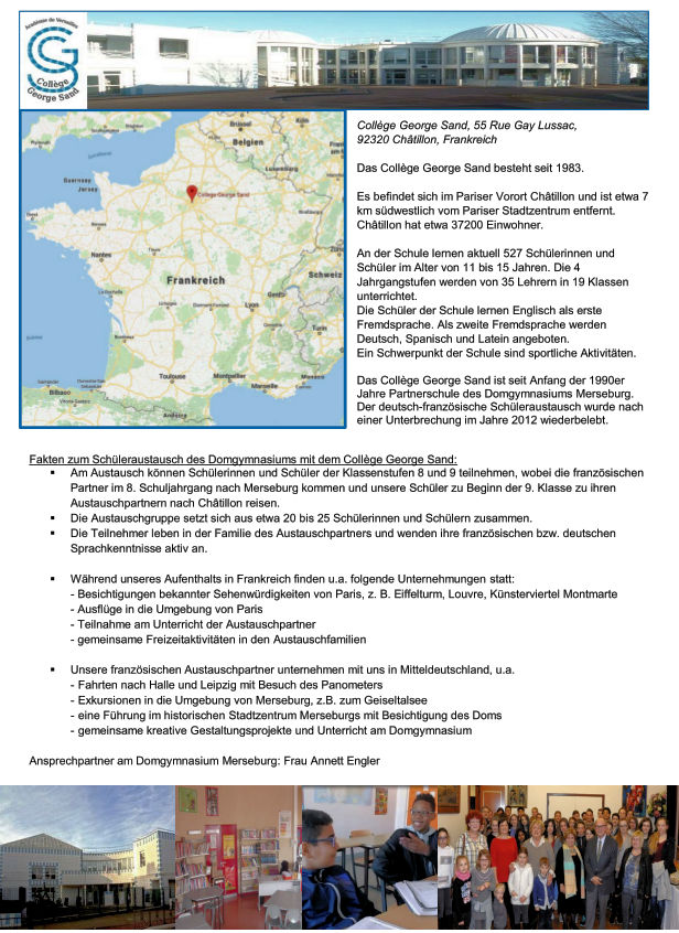 Collge George Sand Frankreich